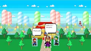 Mario and luigi meet jario