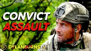 Пехотная атака украинских военнопленных