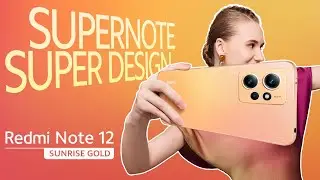 Redmi Note 12 Sunrise Gold Color Showcase | A Stunning Device