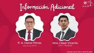 Domingo 18 de enero de 2026 11:45 Hrs.Dr.Kevin T.Wynne Escuela Dominical 