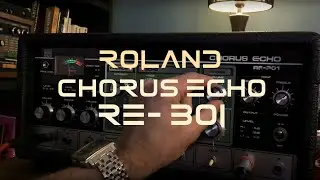 Minibrute through a Roland RE 301 + sound on sound