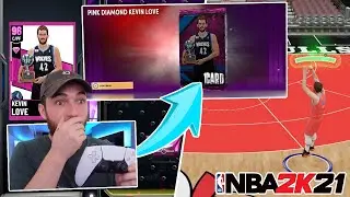 *INSANE* FREE PINK DIAMOND KEVIN LOVE LOCKER CODE 2K21 - THIS CARD IS ACTUALLY REALLY GOOD!