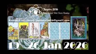 LIBRA WEEKLY TAROT ASTROLOGY HOROSCOPE 19 - 26 JANUARY 2026 By INSPIRE TAROTS YOUTUBE CHANNEL