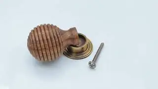 INFINITY DECOR - Rosewood Preston Small Cupboard Knob Aged Brass | Cabinet Pull | Drawer Handle