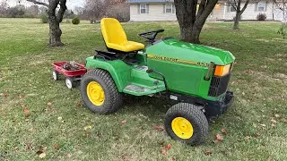 John Deere 455 Oil and Fuel Filter Change
