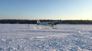Bearhawk Skiplane takeoff and Landing