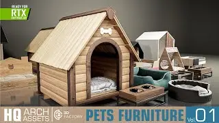 UE4 Pets Furniture HQ Assets Vol. 1