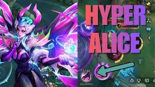 I TRIED ALICE IN JUNGLE AND SHE IS OVERPOWERED | Intense Game | MLBB Alice gameplay