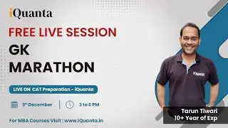 GK Marathon - Free Live Session | PART 3 | XAT | IIFT | CMAT | TISS | SNAP|