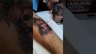 Jay Shri Krishna tattoo #art #artist #shorts #short #wairalvideo