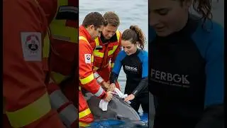 Stranded Dolphin Saved! Emotional Ocean Rescue