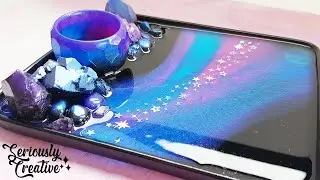 Watch Me Resin #97 | Custom Galaxy Tray | Seriously Creative
