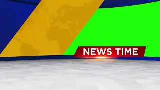 3D Virtual Studio News time  Background ||  NO COPYRIGHT