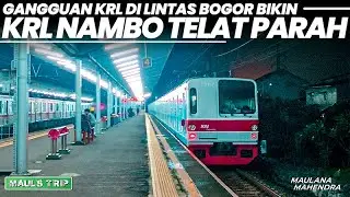 STASIUN DEPOK Jam 9 Malam, COMMUTER LINE NAMBO Baru Berangkat Jakarta Kota | MAUL'S TRIP