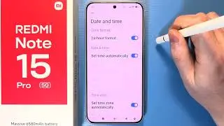 Redmi Note 15 Pro 5G: Как переключиться с 12-часового на 24-часовой формат времени