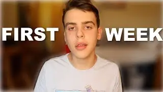 What happened during my first week of college