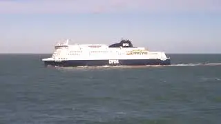 Ferry Dunkerque et Douvres / Dunkirk to Dover - fresh breeze February 2020