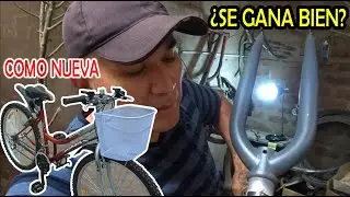 🚲 RESTAURÉ UNA VIEJA BICICLETA Y QUEDÓ COMO NUEVA (CON POCO DINERO) | DILO NOMAS