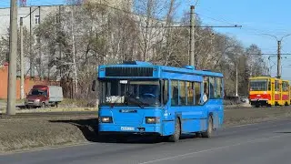 Автобус Scania MaxCi CN113CLL (В 051 СС 22). Покатушки по Барнаулу.
