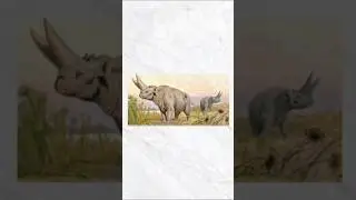 Arsinoitherium &ndash; The Plant-Eater You Should FEAR 🦴 #extinctanimals #short #arsinoitherium