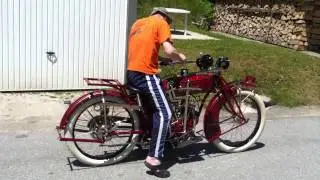 1917 Indian Powerplus motorcycle