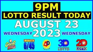 9pm Lotto Result Today August 23 2023 (Wednesday)