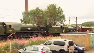 45699 Galatea +  35018 British India Line at Back Saltaire Road, Shipley on 28/07/2025