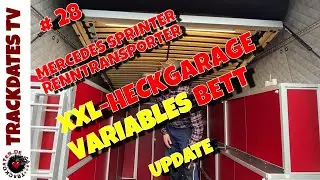 #28 XXL Heckgarage | Bett + Leiter | Camper Ausbau DIY Renntransporter | MERCEDES SPRINTER