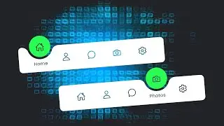 Magic Navigation Menu Indicator using Html CSS & Javascript | Curve Outside Effects