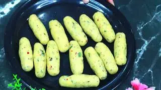 सूजी-बेसन का बहुत ही टेस्टी नया नास्ता 10min में, पकोड़ा बड़े भी भूल जाओगे Aloo Besan Nasta/Suji Nasta