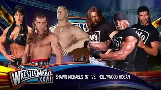 97 HBK Shawn Michaels(DX) Vs Hogan(nWo) #hbk  #wwegameplay #nwo #wrestlemania #hulkhogan #wwe2k23