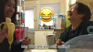 Running food challenge (banana edition) vlog 1
