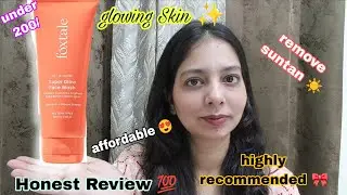 Foxtale Super Glow Face Wash Review ✨ Honest review 💯 #honestreview #foxtale #facewash