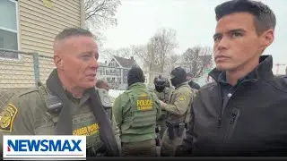 ЭКСКЛЮЗИВ: NEWSMAX сопровождает начальника пограничной службы в Миннеаполисе | American Agenda