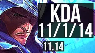 TALON vs PANTHEON (MID) | 11/1/14, 2.4M mastery, 900+ games, Legendary | NA Master | v11.14