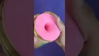 Easy way to make a beatifull flower pot from balloon & sponge / toys at home