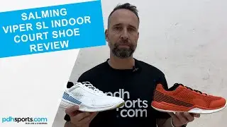 Salming Viper SL squash and indoor court shoe review by pdhsports.com