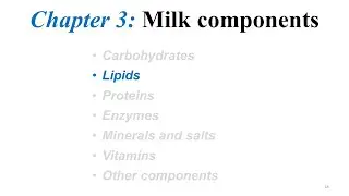 C3-02 milk lipids (milk fat)| Dairy technology