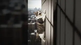 Courageous Cats🐈 #animation #ai #cute #funny #cats #animals