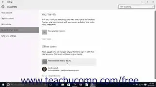 Windows 10 Tutorial Managing Family and Other Users Microsoft Training