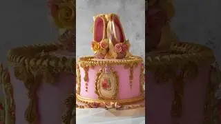 Fondant Ballet Shoes Cake Topper