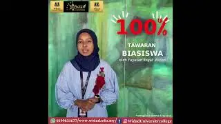 Tawaran 100% biasiswa Tajaan Yayasan Royal Widad