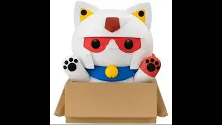 Mobile Suit Gundam The Big Series Nyandam Gundam Mega Cat Project Statue
