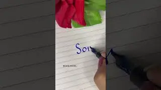 Name calligraphy🎀✍️ #reels #aesthetic #nameart #namers #namecalligraphy #beautiful #calligraphy