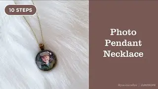 PHOTO PENDANT NECKLACE | How To Make Photo Pendant Necklaces with or without Cricut Cutting Machine