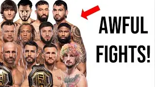 The UFC Matchmaking Recently Has Been AWFUL! FIRE THE MATCHMAKERS!