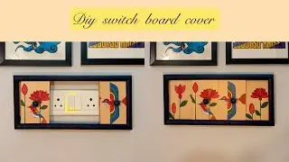 DIY Sliding Switchboard | Secret Switchboard Cover #DIYHomeDecor#SwitchboardCover#DIYArt