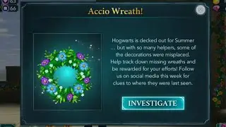 Accio Wreath All Location Hogwarts Mystery