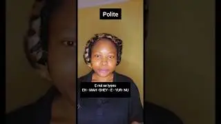 How to say 'Don't worry in Yoruba. #how #yoruba #shorts