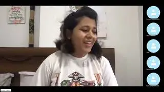 # A student singing a  cover of a Sunidhi Chauhan song -kaisi paheli jindgani 